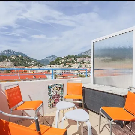 Apartment 2p - Terrasse - Parking - Menton