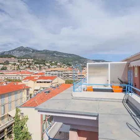 2p - Terrasse - Parking - Menton