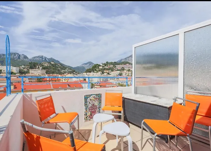 Appartamento 2p - Terrasse - Parking - Mentone