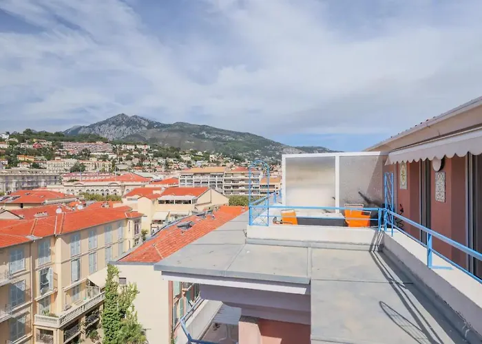 2p - Terrasse - Parking - Menton